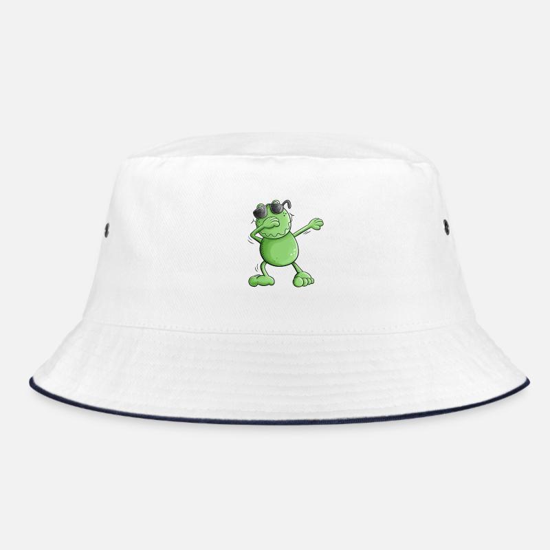 Cool frog with sunglasses Make the Dab Dance Bucket Hat