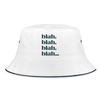 Blah bla bla - Bob - blanc/marine - Devant