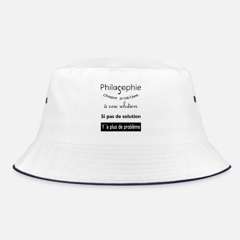 My philosophie - Bob - blanc/marine