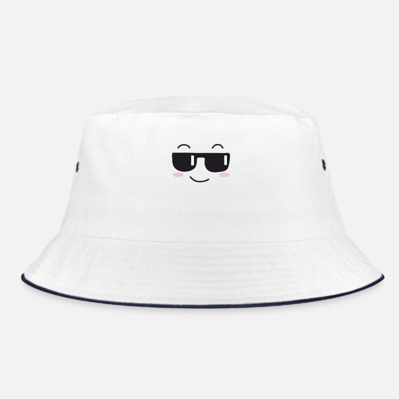 Sonnenbrille lachen Gesicht Bucket Hat