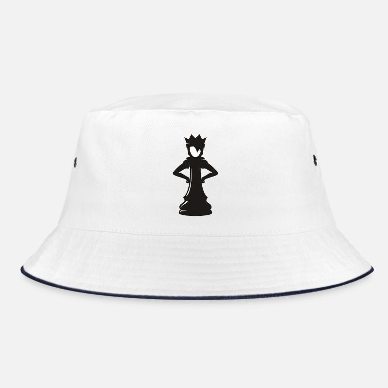 Wütende Schach Dame – Chess Queen Design Bucket Hat