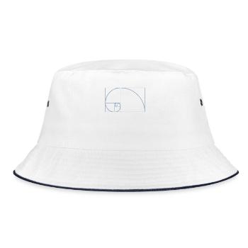 Fibonacci Tshirt - Bob - blanc/marine - Devant
