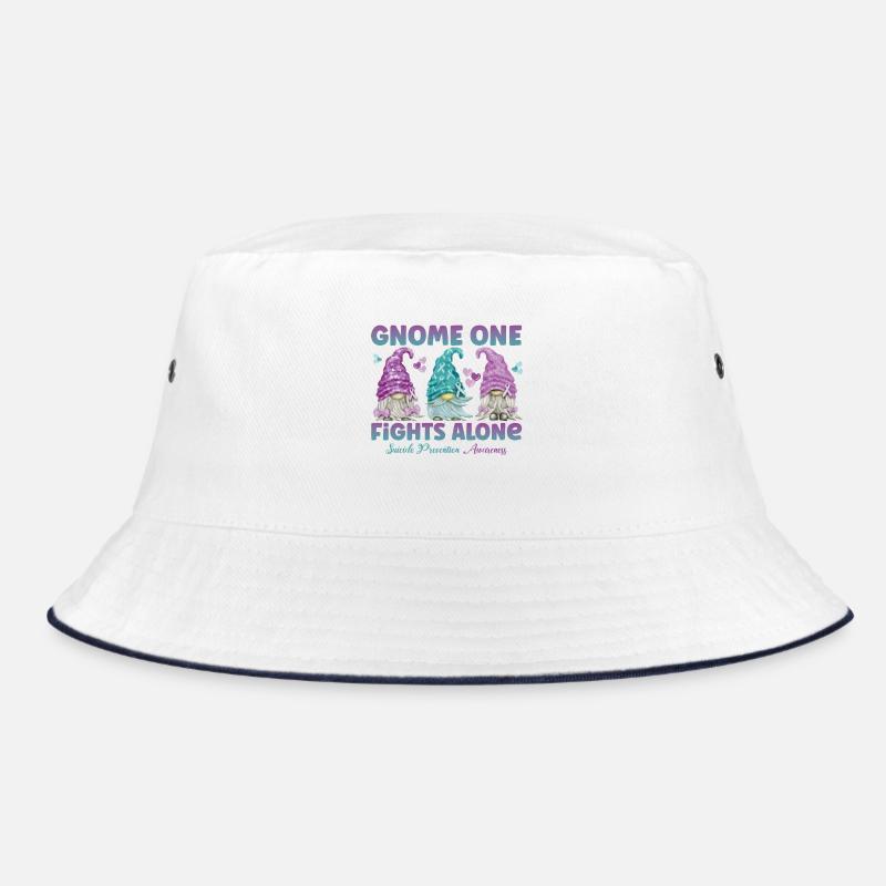 Gnome One Fights Suicide Prevention Bucket Hat