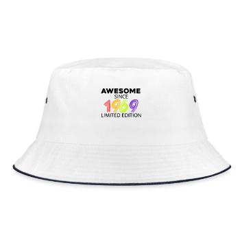 Fantastic since 1969 - born in 1969 - Bucket Hat - white/navy - Front