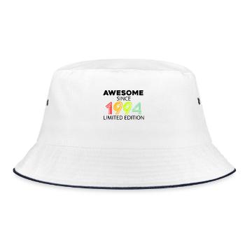 Fantastisch seit 1994 - Jahrgang 1994 - Bucket Hat - Weiß/Navy - Vorne