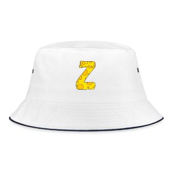 Lettre Z - Bob - blanc/marine - Devant