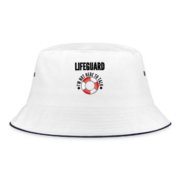 LIFEGUARD - Rettungsschwimmer - Bucket Hat - white/navy - Front