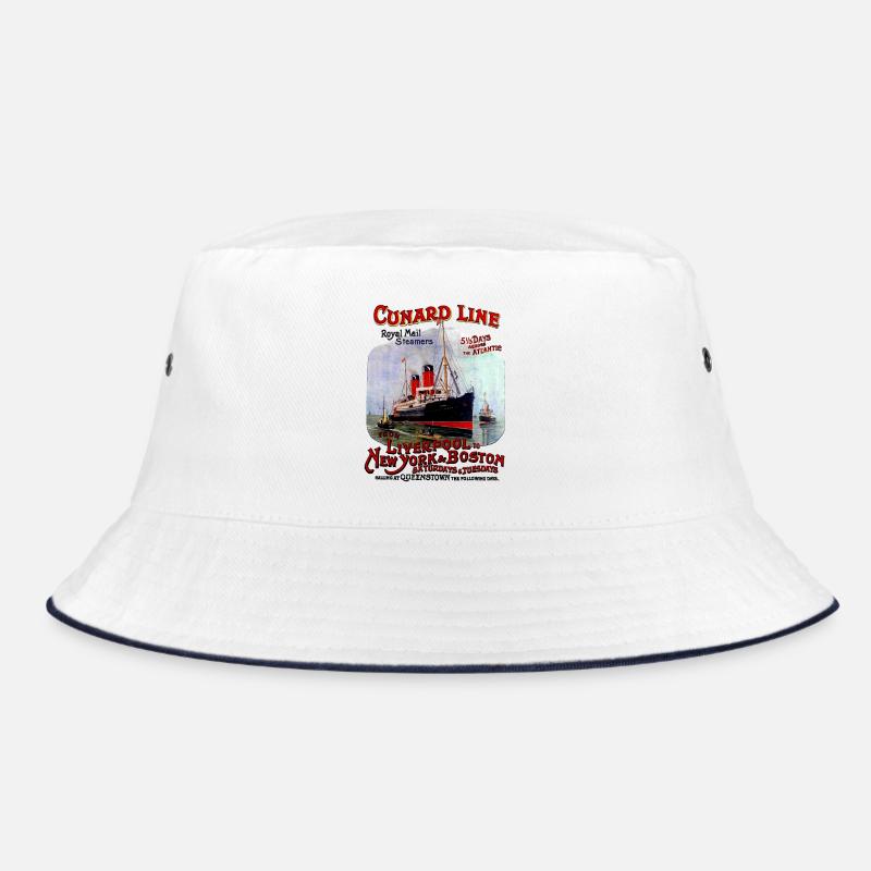 LINER TRANSATLANTIC CREATION LOUIS RUNEMBERG Bucket Hat