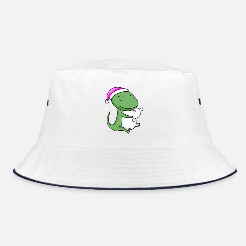 Lizard with pillow and sleeping cap Bucket Hat