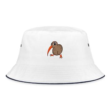Kiwi Kiwis Oiseau Cadeau - Bob - blanc/marine - Devant