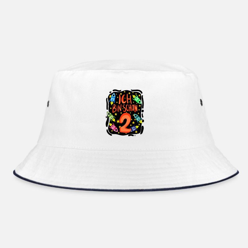 2 Jahre alt Junge - 2 Geburtstag - Ich bin 2 Bucket Hat