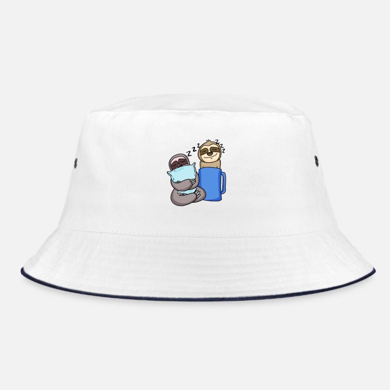 Faultier Faultiere Schlafen Kaffee Bucket Hat