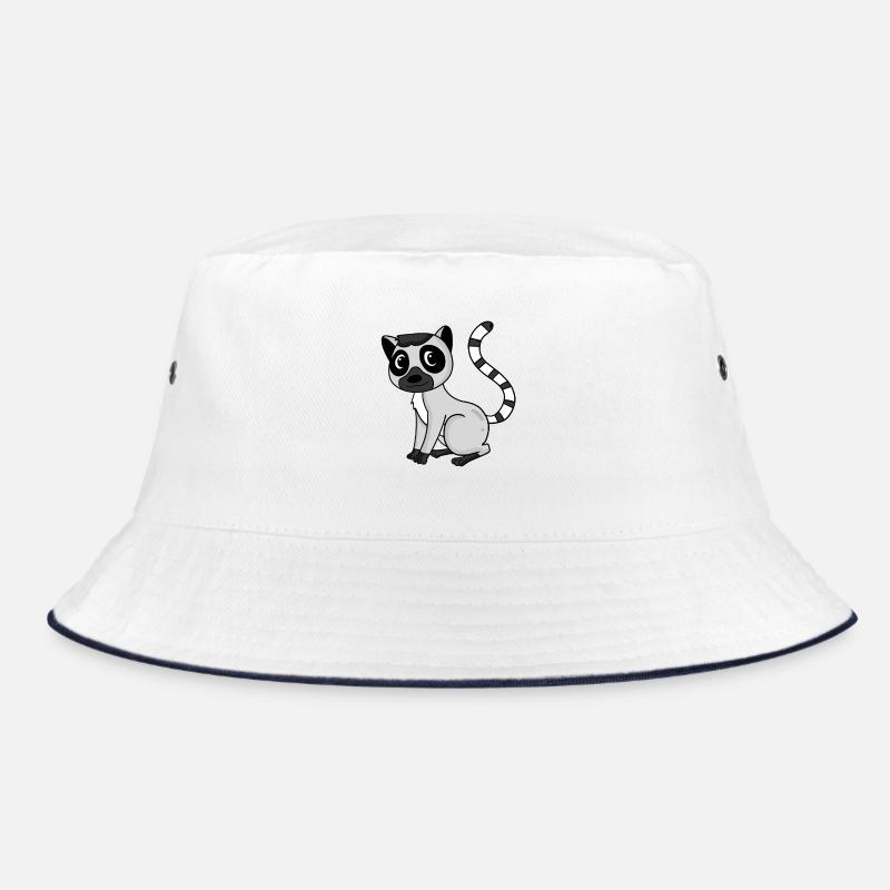 Katte Lemurs Bucket Hat
