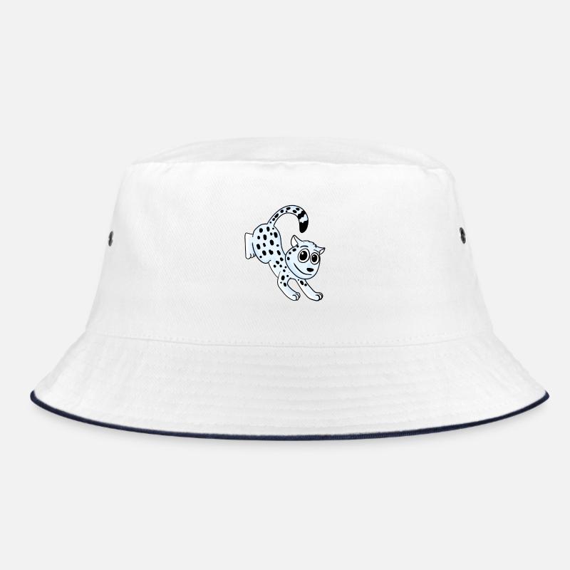 Snow Leopard Leopard Bucket Hat
