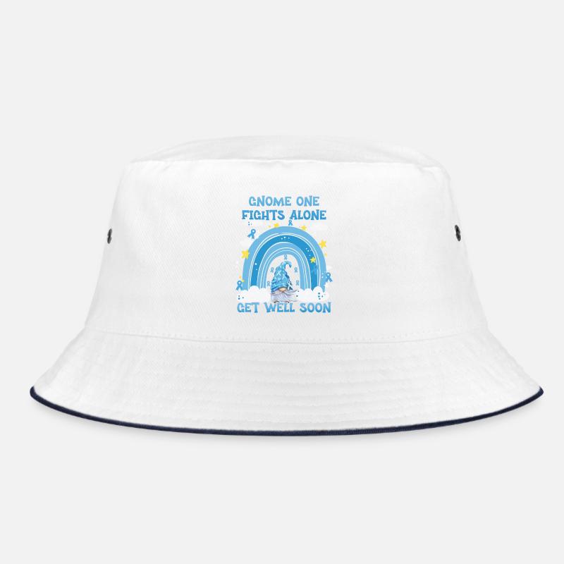 Gnome One Fights Alone Prostate Cancer Bucket Hat