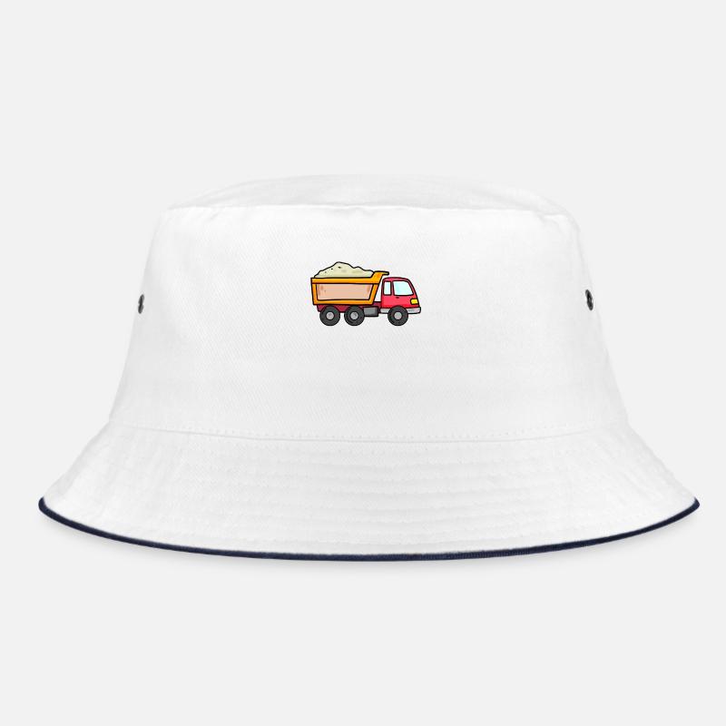 Construction trailer Vehicle Construction site Construction site vehicle Bucket Hat