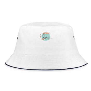 Dude Be Kind No Bullying - Bucket Hat - white/navy - Front