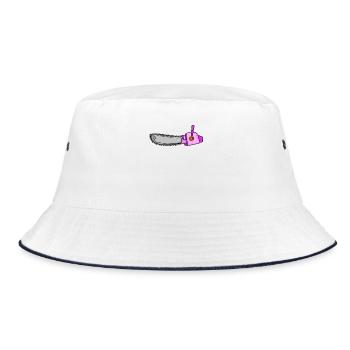 Tronçonneuse pour femme - Tronçonneuse pour femme - Bob - blanc/marine - Devant