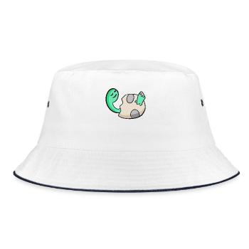 Dinosaur Egg Dino Baby Motif - Bob - blanc/marine - Devant