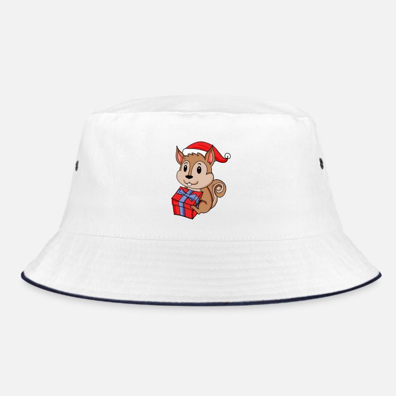 Bébé écureuil de Noël avec cadeau Bob