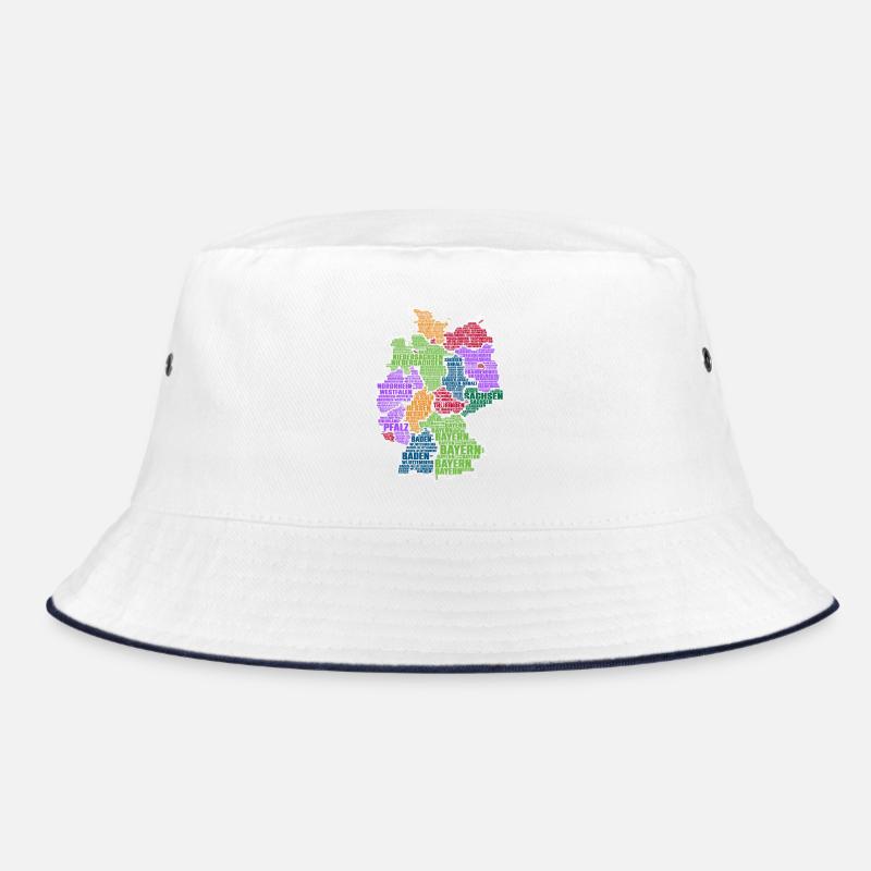 Deutschland Karte Bucket Hat