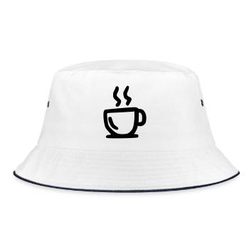 tasse chaude - Bob - blanc/marine - Devant