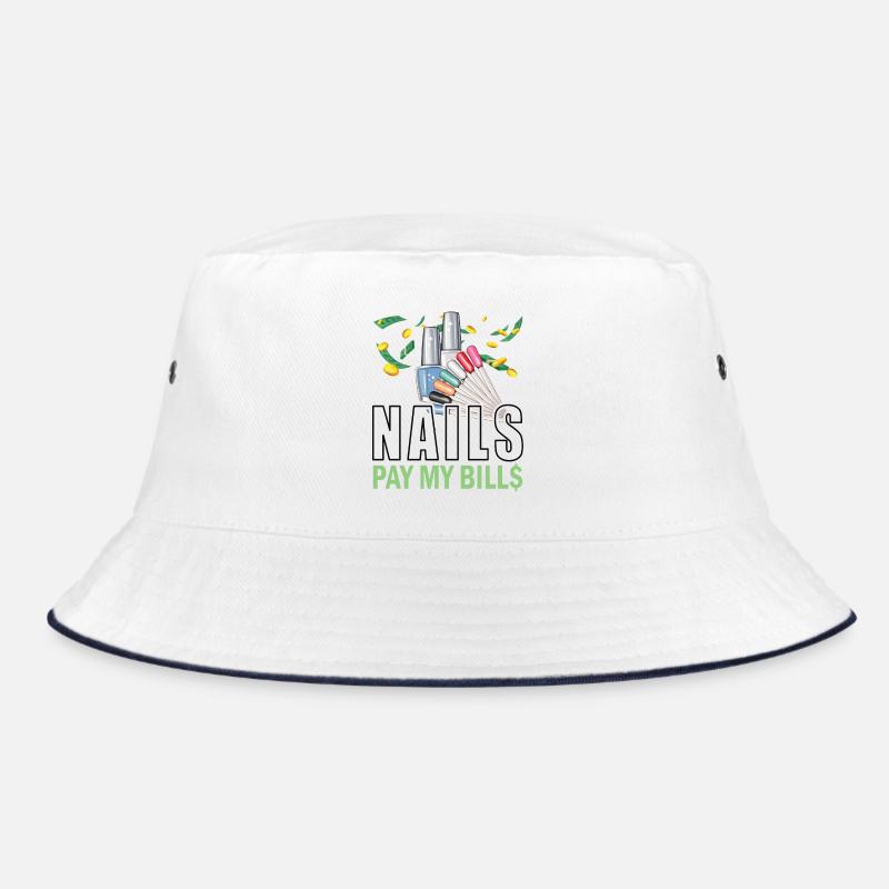 Nails Pay My Bills Manicure Bucket Hat