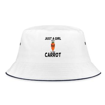 Carotte végétalienne Carotte Carotte Carottes - Bob - blanc/marine - Devant