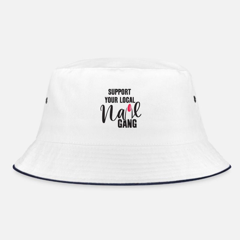Support your local Nail Gang Nail Tech Bucket Hat