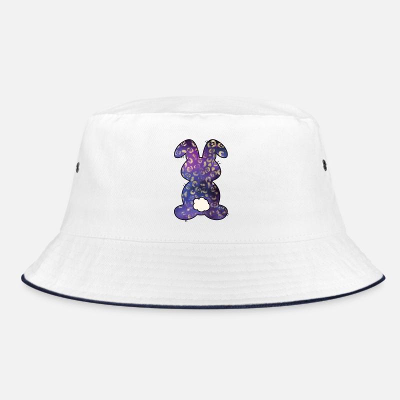 Leopard Pattern Rabbit Easter Bucket Hat