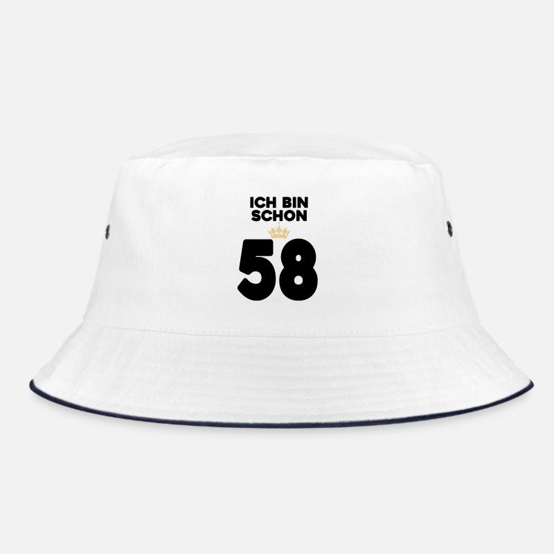 58. Geburtstag Geschenk - 58 Jahre mit Krone Bucket Hat