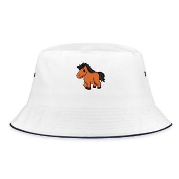 Horse Kids Motif - Bob - blanc/marine - Devant