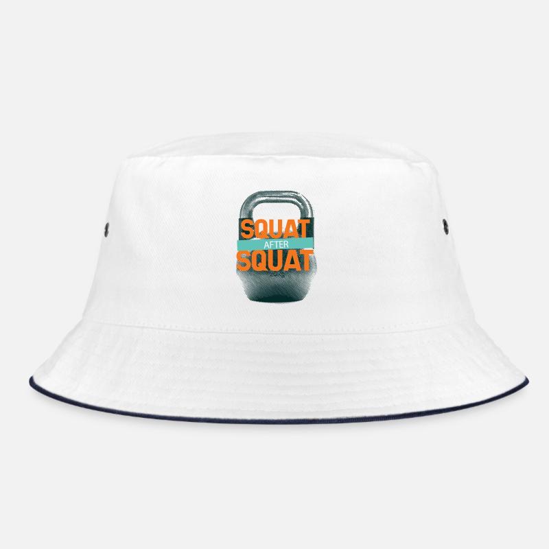 Kettlebell Squat Workout Bucket Hat