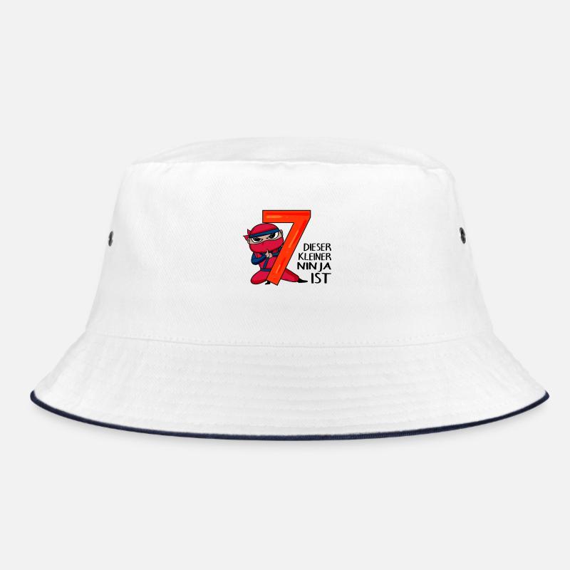 7. Geburtstag Junge 7 Jahre alt Ninja Bucket Hat