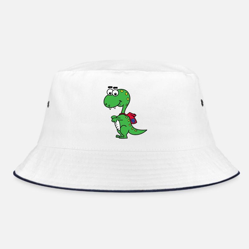T-Rex with backpack Bucket Hat