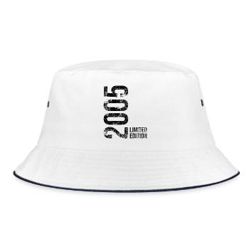 Bold Edition Limited Graphic Design - Bucket Hat - white/navy - Front