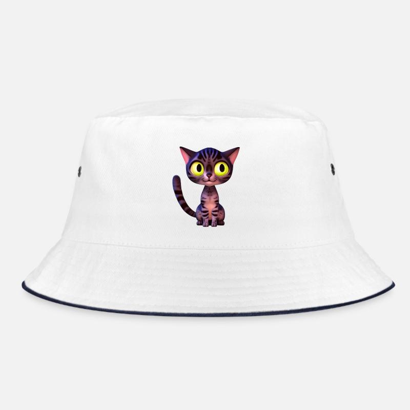 rosa tigerkatze frei Bucket Hat