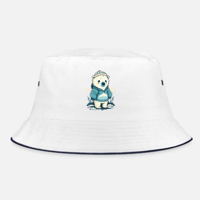 Einsamer kleiner Eisbär Bucket Hat