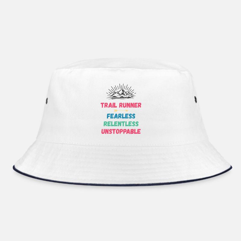 Trail Runner - Fearless. Relentless. Unstoppable. Bucket Hat
