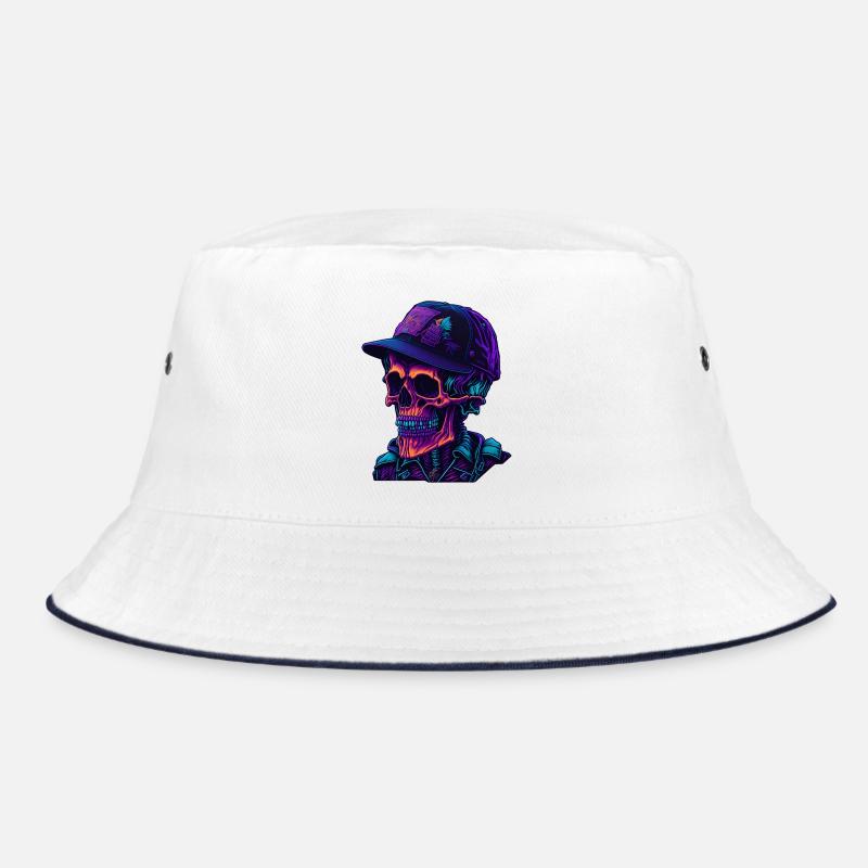 Skelett mit Kappe Bucket Hat