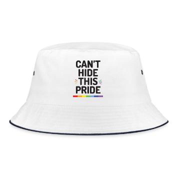 Pride Month - Can't Hide This Pride - Bucket Hat - white/navy - Front