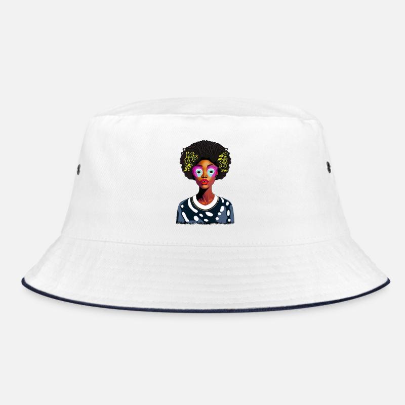 Dame africaine avec afro Bob