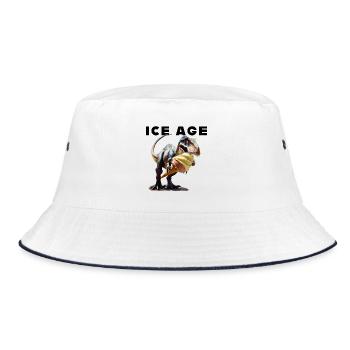 L’ère glaciaire avec les dinosaures - Bob - blanc/marine - Devant