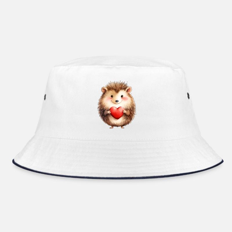 Igel mit Herz Bucket Hat