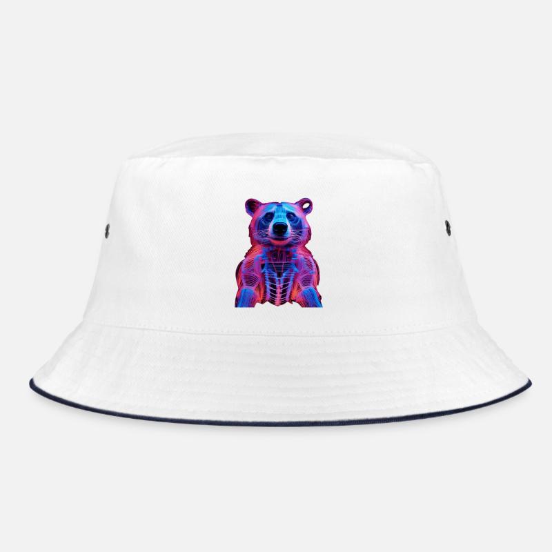 Neon-Hirschkäfer Design Bucket Hat