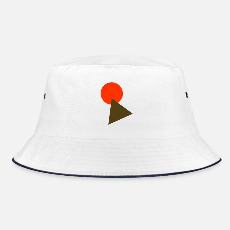 circle and triangle Bucket Hat