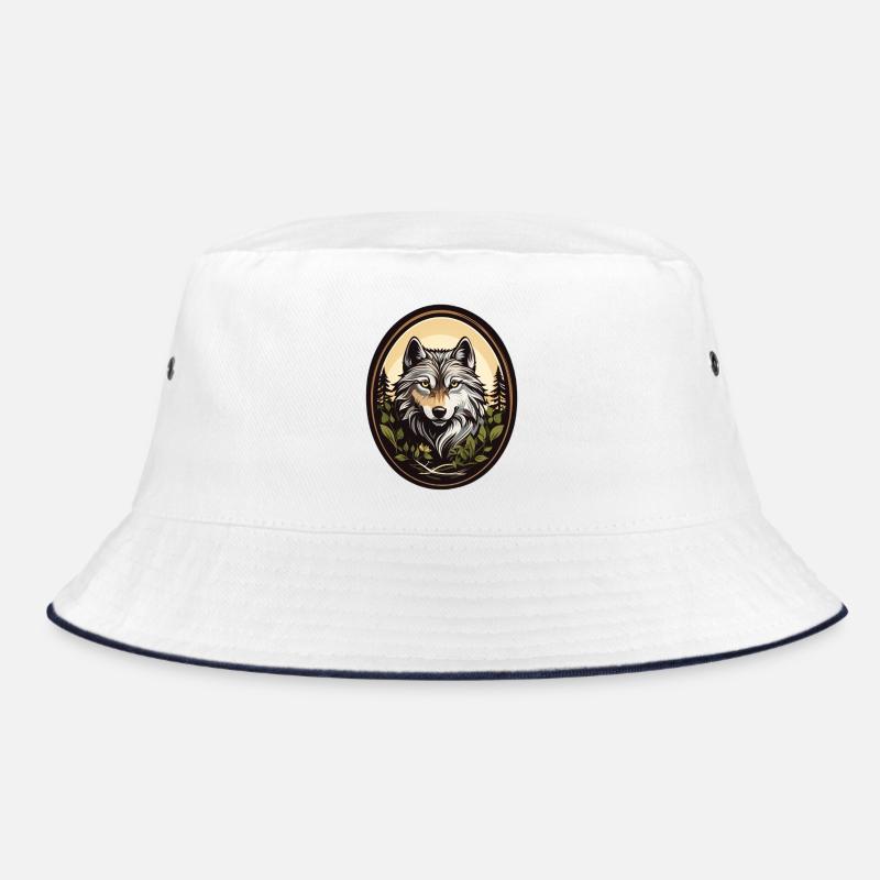 Waldbewohner Wolf Bucket Hat