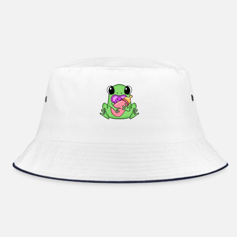 Bébé grenouille - Bob - blanc/marine