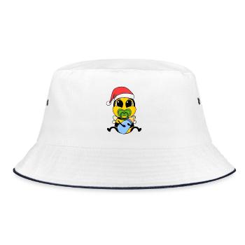 Abeille bébé Noël - Bob - blanc/marine - Devant