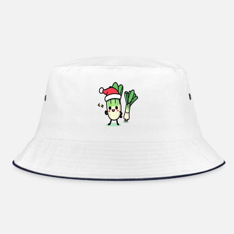 St. Nicholas kawaii leeks Bucket Hat